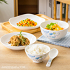 三丽鸥玉桂狗可爱碗盘套装家用高颜值创意陶瓷餐具实用饭碗盘组合