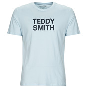TEDDY SMITH男装短袖T恤韩版休闲上衣浅蓝色套头打底衫夏季