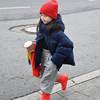 韩国童装儿童羽绒服男童女童宝宝短款加厚冬装小童大童白鸭绒外套