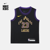 Nike耐克2023/24赛季洛杉矶湖人队NBA幼童球衣詹姆斯HF5658
