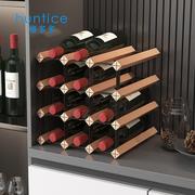 格多多实木简约现代红酒储存展示架葡萄酒置物架桌面摆件酒瓶架子