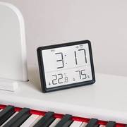 冰箱贴磁吸时钟桌面电子温湿度计，闹钟母婴家用壁挂温湿度表厨房钟