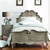 美式乡村实木床1.8米双人t橡木旧家具法式复古轻奢雕花欧式床做床