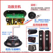 低音炮功放板大功率，蓝牙音响主板12v24v220v通用改装低音炮功放板