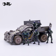 暗源2.5寸可动兵人载具1：24野犀装甲突击车军事模型玩具手办收藏