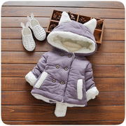 冬装男女宝宝棉衣0-3个月，婴儿棉袄2儿童秋冬季加绒加厚0-1岁外穿