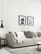 墙纸自粘简约现代硅藻泥素色，素色壁纸北欧卧室，客厅书房3d墙面贴纸
