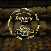 烘焙房面包蛋糕店橱窗玻璃门贴纸，欧式甜品面包，店装饰布置贴纸贴画