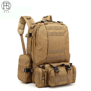 战术双肩组合背包军迷户外登山包，多功能大容量可拆卸旅行装备背包