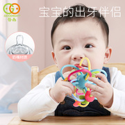 曼哈顿球牙胶婴儿玩具，6-12个月手抓球六益智水煮宝宝软胶球类儿童