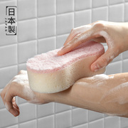 日本进口沐浴海绵擦女士洗澡浴花浴球成人男女洗浴用品浴擦搓澡巾