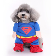 装超人米妮电商蝙蝠侠衣服超人变身米奇站立装直立跨境狗狗款