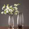 美式鲜花玻璃花瓶摆件客厅插花高级感家居餐厅电视柜台面装饰品