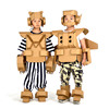 儿童可穿戴纸板铠甲纸箱盔甲环保手工diy玩具纸质涂鸦机器人套装