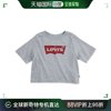 香港直邮潮奢levi's李维斯(李，维斯)女童高腰蝙蝠，袖t恤(小童)童装