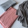 出韩国镂空羊绒围巾，女灰色粉色婚礼，披肩秋冬季两用