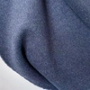 秋冬灰蓝色双面羊绒面料加厚欧美高端羊绒大衣外套布料