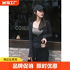 小野和子冰丝防晒衣女夏薄款透气防紫外线修身连帽运动瑜伽服外套