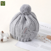 拉比婴儿帽子秋冬季婴幼儿3-6个月，纯棉公主帽可爱冬天女宝宝1-2岁