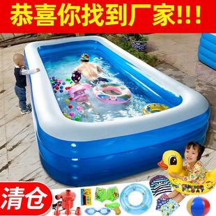 儿童游泳池充气家庭婴儿洗澡桶，成人家用宝宝，加厚小孩超大号玩具池