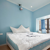 北欧简约纯色卧室床头壁纸，现代素色全屋搭配定制环保无纺布墙布