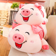 猪公仔毛绒玩具，可爱猪猪抱枕少女睡觉靠垫，猪年吉祥物女生