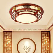 新中式吸顶灯客厅灯2024年圆形，卧室仿古餐厅，灯中国风实木灯具