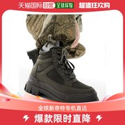 香港直邮潮奢 Buffalo 男士vegan 水牛皮粗跟靴子(卡其色)