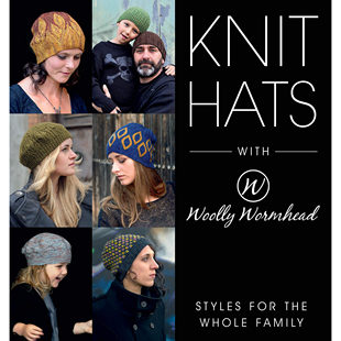  Knit Hats with Woolly Wormhead  Styles for the whole family 22种家庭毛线针织帽编织 英文图书 冬天男女款保暖帽子样式