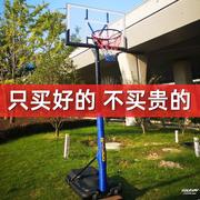 火热家用篮球投篮框篮球架，户外标准可移动篮球框，实心可扣篮移动篮