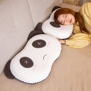 熊猫卡通抱枕靠枕靠背垫枕头宿舍睡觉单人，记忆棉午睡枕头儿童枕
