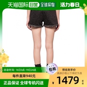 香港直邮McQ 女士深灰色豹纹短裤 544966-RMD01-1036