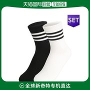 韩国直邮cubica 3线条纹女性袜子 5足 CHW-M228