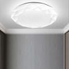LED吸顶灯灯罩外壳罩 圆形简约现代卧室灯客厅灯罩加底盘配件套件