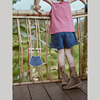史豌豆(史豌豆)童装，女童夏装2024儿童韩版牛仔，短裤女宝宝裤子洋气时髦