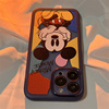 Disney迪士尼托腮米奇自带镜头膜保护苹果14手机壳iphone14promax14lus套12高级感11小众13pro女适用