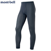 日本montbell男士打底裤紧身内衣裤长裤薄中厚户外运动吸汗轻