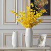景德镇手工瓷器白色陶瓷，花瓶现代简约客厅餐桌插花摆件创意装饰品