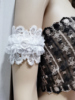 2024年欧美蕾丝手臂，带臂环手工玫瑰花臂饰，婚纱礼服配饰品女