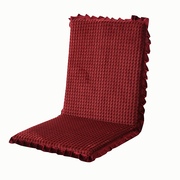 单人座实木沙发垫防滑加厚海绵红木沙发坐垫带靠背连体木椅垫