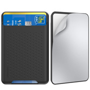 AhaStyle适用于华为苹果三星手机硅胶卡套粘胶手机背贴收纳卡包套