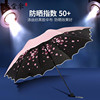 天堂伞超轻太阳伞遮阳伞防晒防紫外线小巧便携女晴雨伞两用三折叠