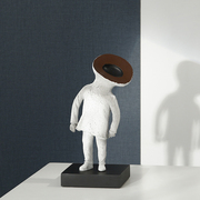 现代创意树脂人物雕塑摆件客厅书房办公室桌面小摆设家居软装饰品