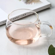 带把耐热透明茶杯造型新颖玻璃加厚