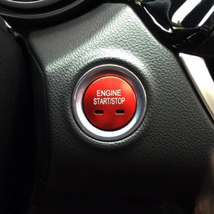 适用于16-21款别克昂科拉一键启动按钮装饰贴点火开关按键保护盖