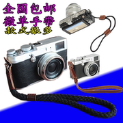 棉织微单相机腕带适用于佳能G1X松下GF3索尼NEX-3N 5R手绳 A5000