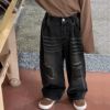 男童裤子2023春秋童装，韩版洋气儿童牛仔裤，时尚宽松破洞长裤