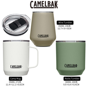6折美国CamelBak驼峰户外提手带盖不锈钢保温水杯酒杯子Camp Mug