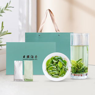 山东日照绿茶2023新茶，特级板栗浓香春茶，小包装茶叶礼盒