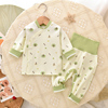 婴儿内衣套装纯棉长袖，春秋季男女宝宝秋衣裤，睡衣新生儿衣服0-1岁